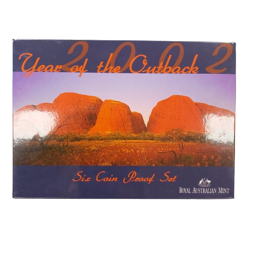2002 Year Of The Outback 6 Coin Proof Set Coin Collection