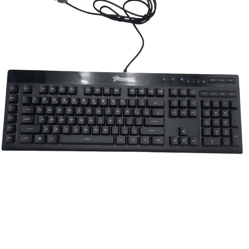 CORSAIR Essential Wired Gaming Bundle – K55 Membrane Keyboard, Harpoon RGB Mouse, HS50 Headset, MM100 Mouse Pad