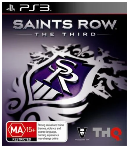 Saints Row The Third Playstation 3 Game Very Good condition With Manual