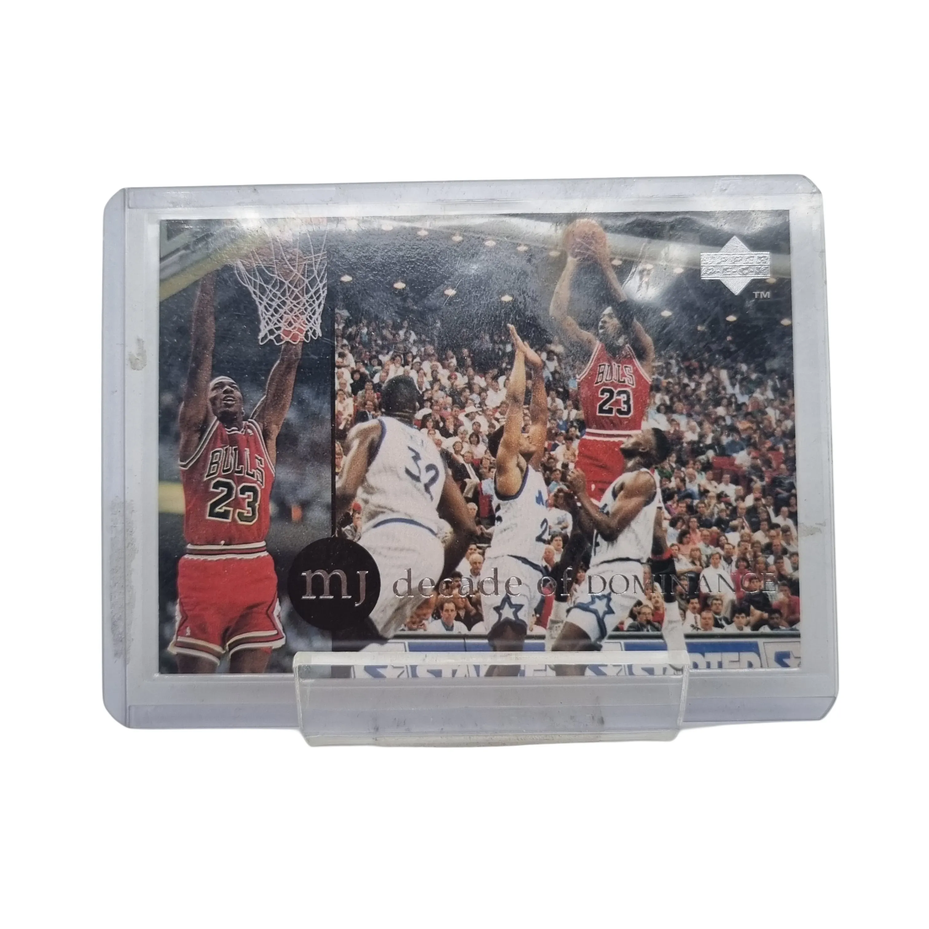 Michael Jordan 1994 Upper Deck Rare Air Decade of Dominance #80 ft Menendez Bros