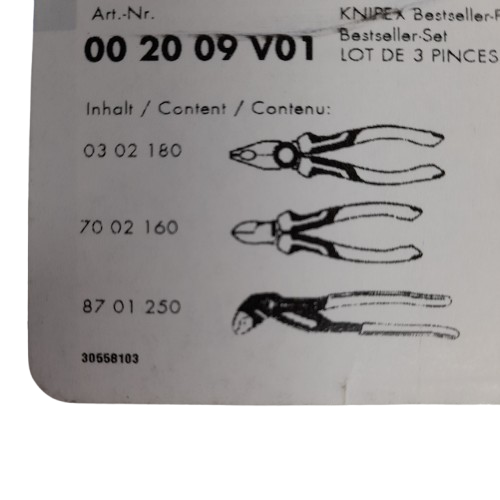 Knipex 8-Piece Circlip Plier Set 00 20 04 V01 (LN)