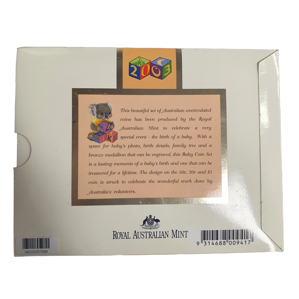 Royal Australian Mint 2003 Baby Coin Set (MR 1421496)