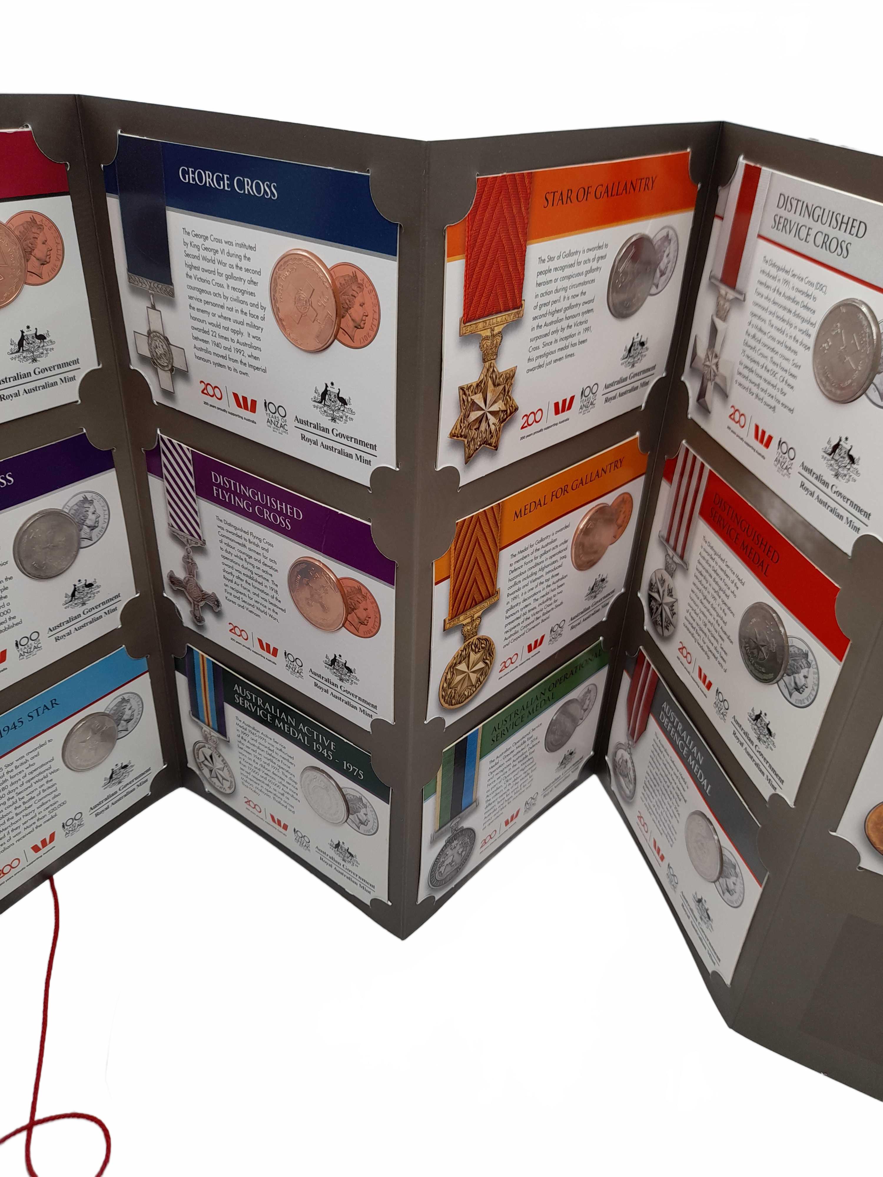 Official 2017 Coin Collection Legends Of The Anzacs Med Coins 17 Coins Immaculate Condition (WL1430116)