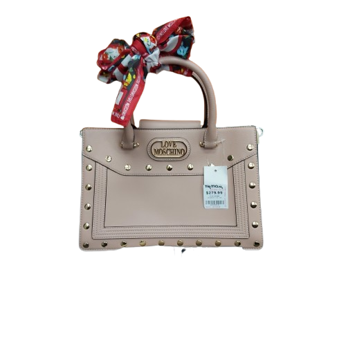 Ladies Moschino Medium Handbag With Scarf On The Handle And Dust Bag (CP)