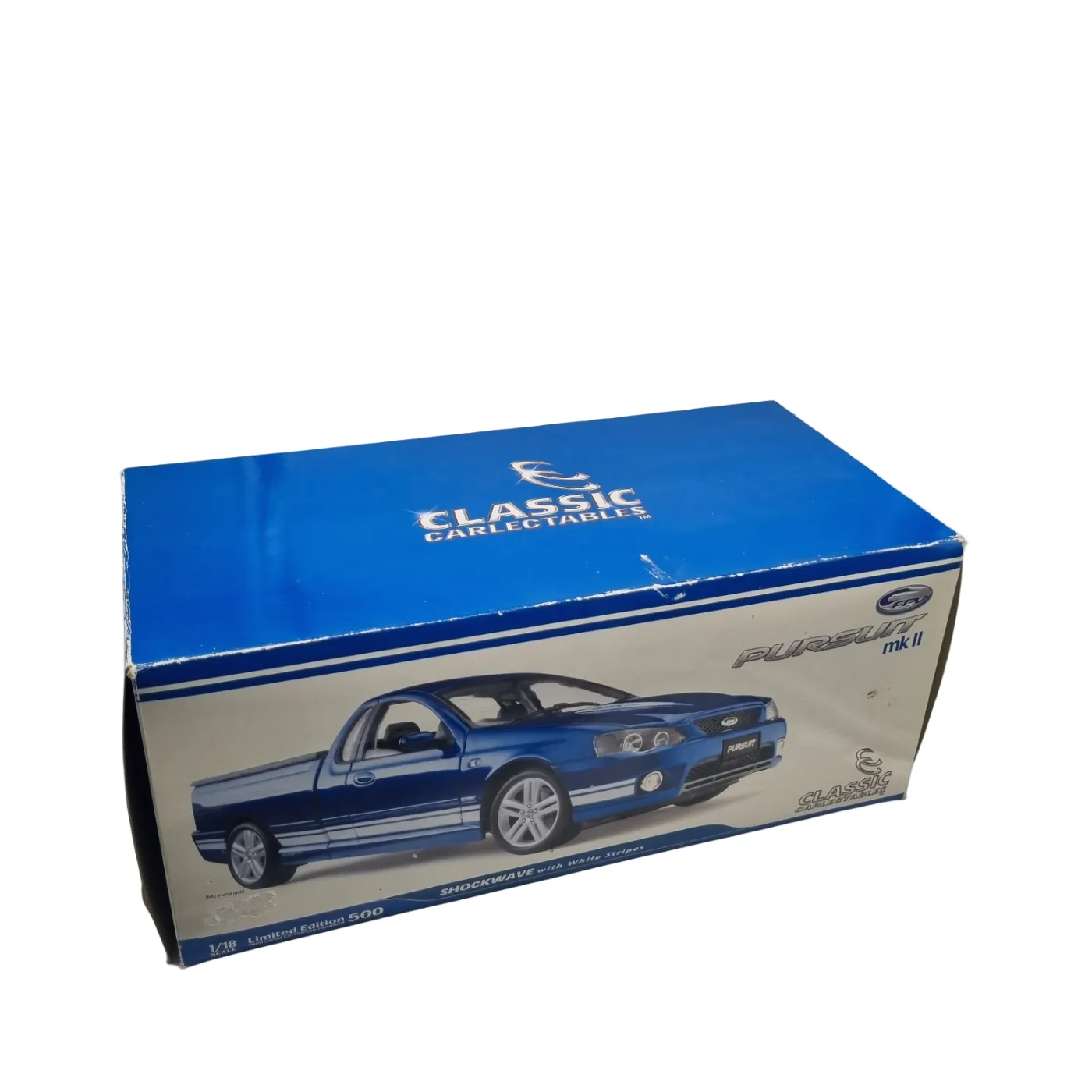 Ford Model Car Ba Ute Blue 1/18 Scale Fpv Ford Pursuit Ute (WR57084)