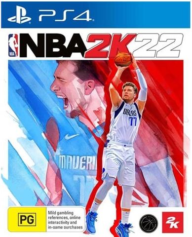 Sony Playstation 4 NBA 2K22, Very Good Condition, With Case No Manual (LE 1262971)