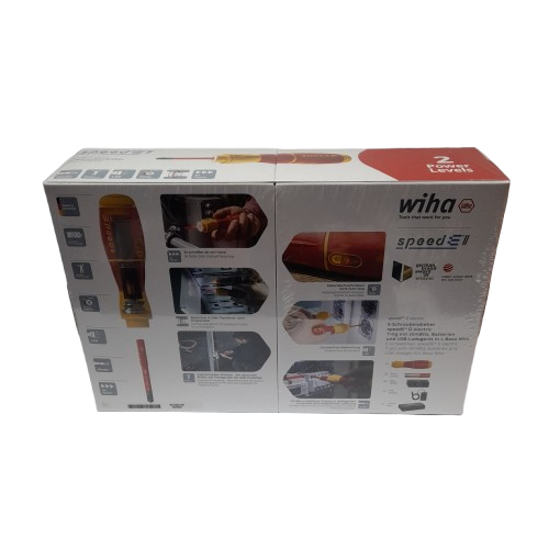 Wiha SpeedE 2 Electric Screwdriver Set Red (MR) (Sealed)