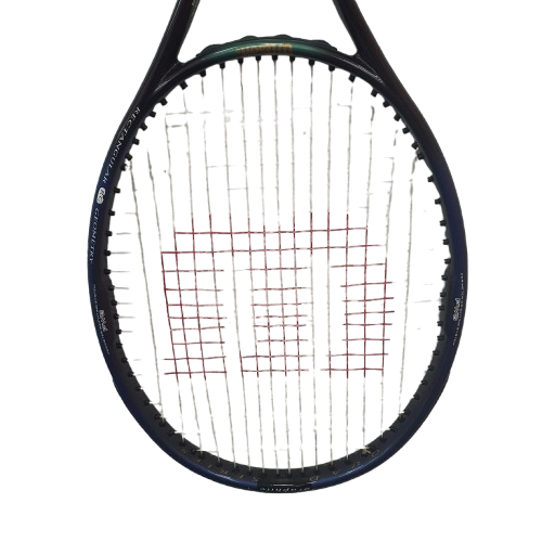 Wilson Tennis Racquet 100LVW Navy Blue With Ncode Carry Bag, Good USED Condition (MR 1432265)