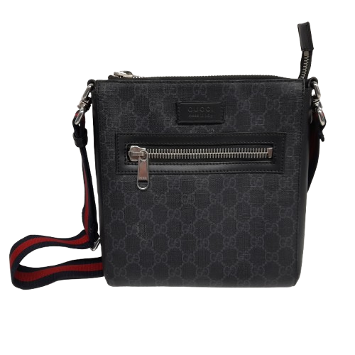Gucci GG Supreme Canvas Small Messenger Bag with Box, Dust Bag, and Certificate of Authenticity (MR)