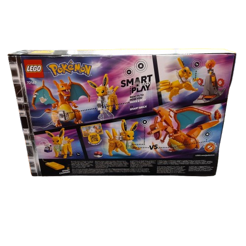 LEGO 72167 Pokémon SMART Play Charizard vs Jolteon Ultimate Battle *Box Damaged* (LN)