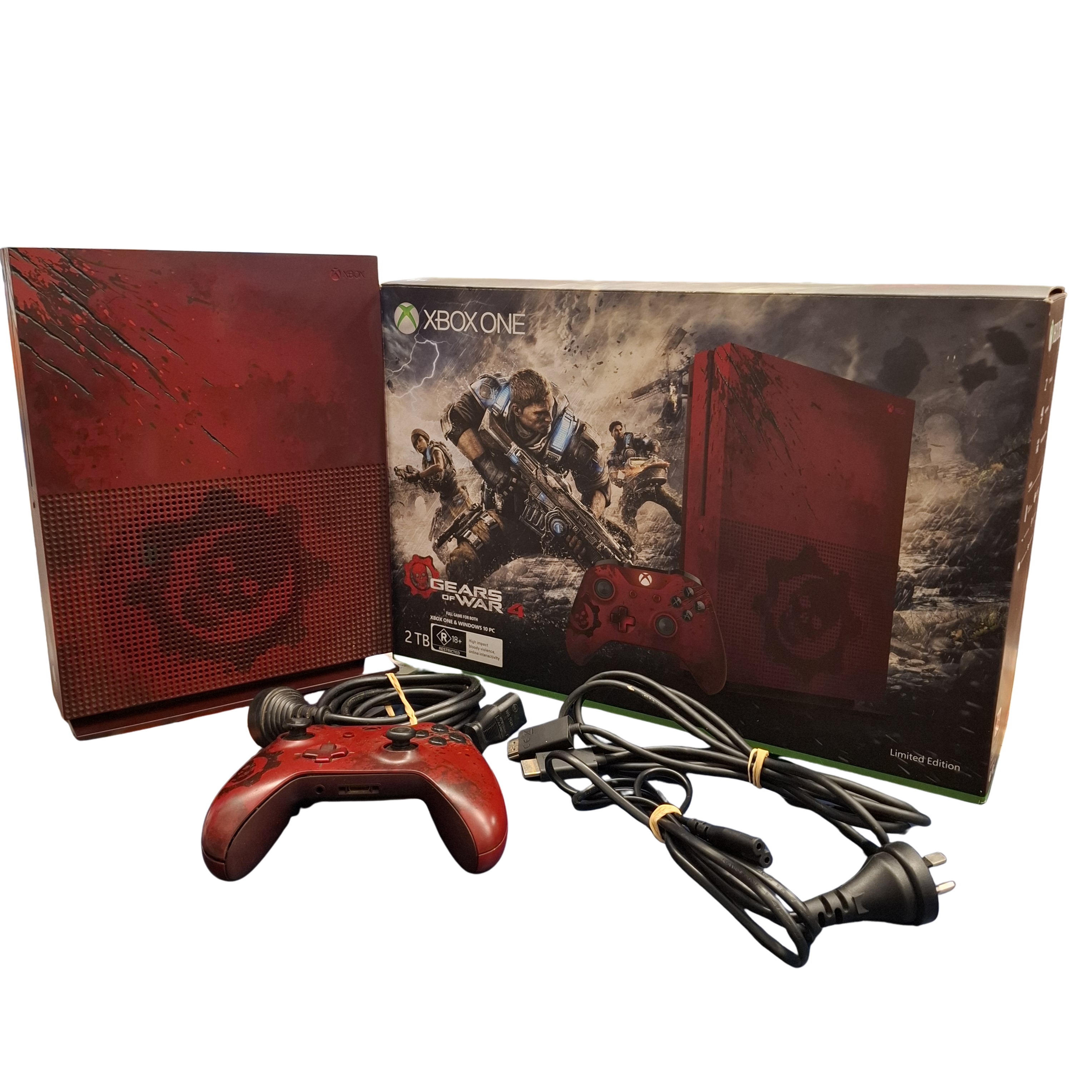 Microsoft Xbox One S 2TB Gears of War 4 Limited Edition Red (1430180) (JN)