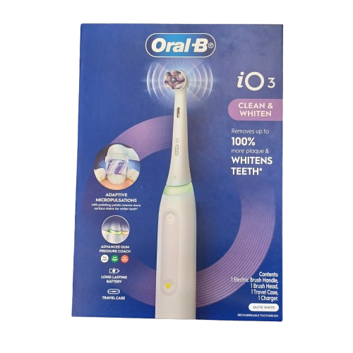 Oral B Power Toothbrush iO 3 Series Clean & Whiten New In The Box (LE)