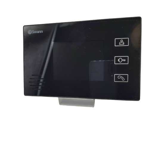 Swann Advanced Series Doorphone Video Intercom With 3.5″ LCD Monitor, SWHOM-DP870C, Black, Acceptable Condition, With Box, AC Adaptor, Cables, Mounting Screws, Manual (CP 1352582)