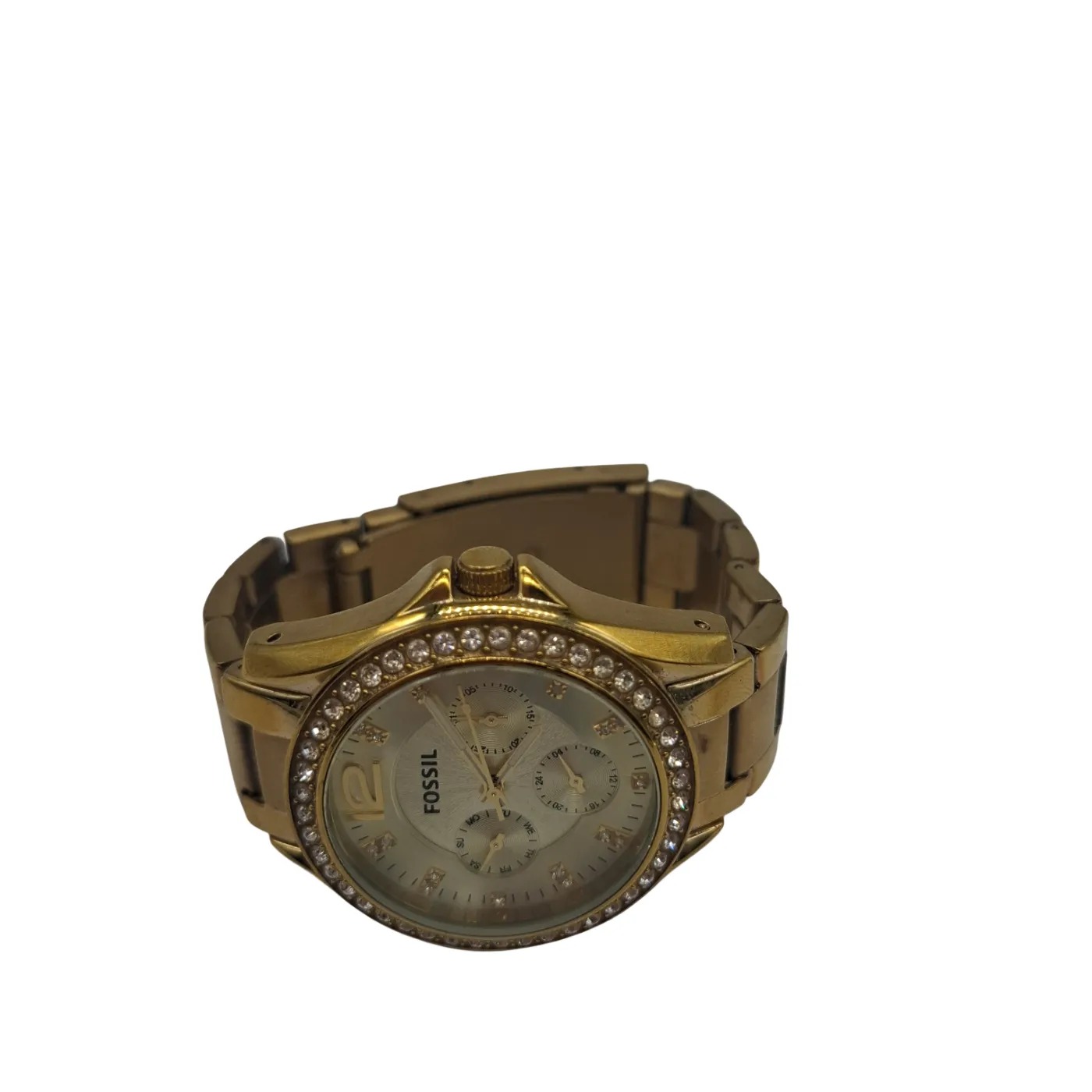 Fossil Riley ES3203 Ladies Yellow Steel Watch (WR 1415858)