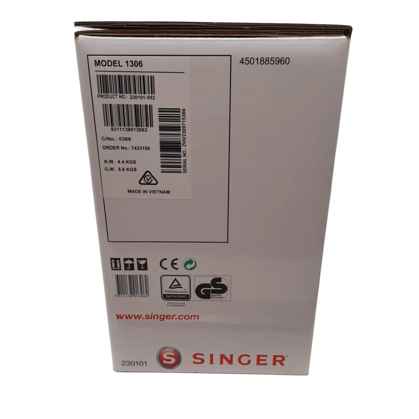 SINGER Start 1306 Sewing Machine (WL 1398185)