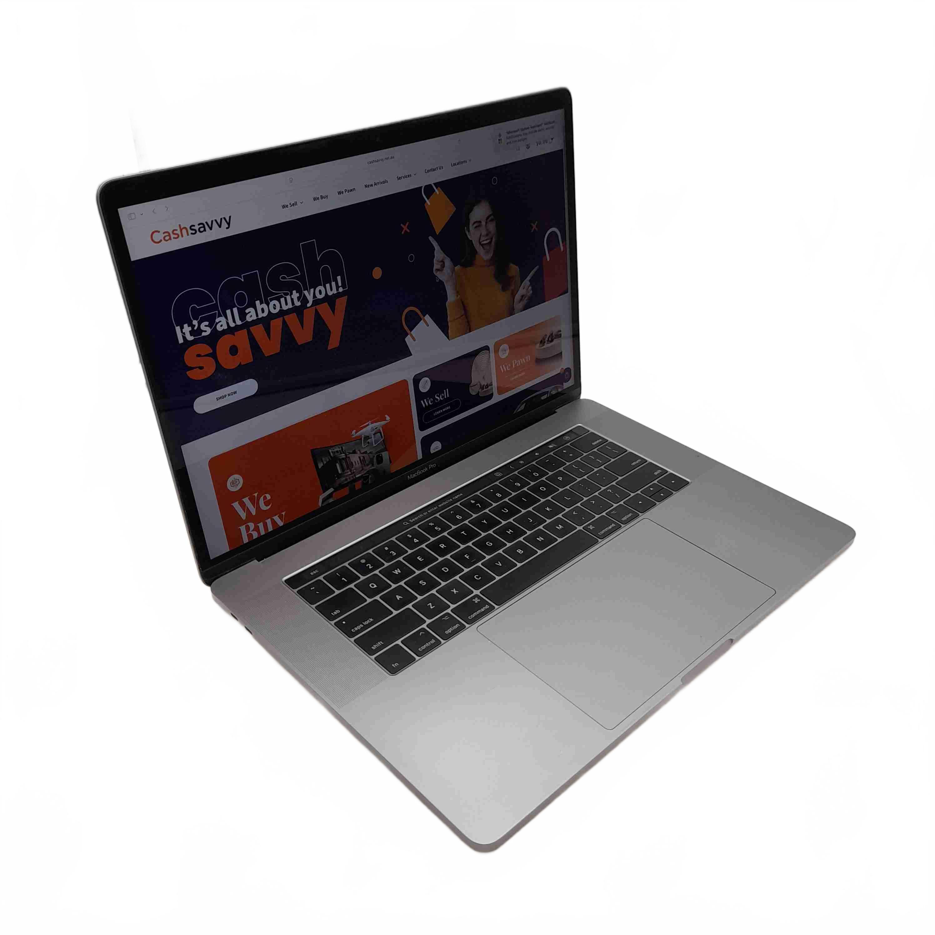 Apple MacBook Pro A1707 15.4-Inch 2017 Silver Laptop + Charger  (WL 1430259)