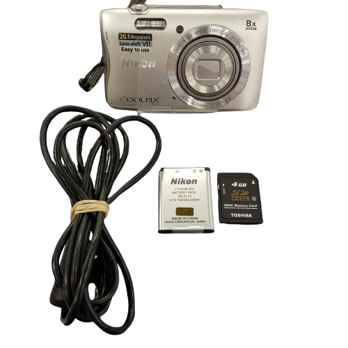 Nikon Camera Coolpix S3700 with USB (MR)