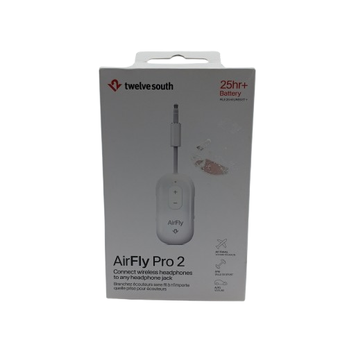 Twelve South AirFly Pro 2 Bluetooth Wireless Audio Transmitter White TS-2411 (In The Box) (CP)