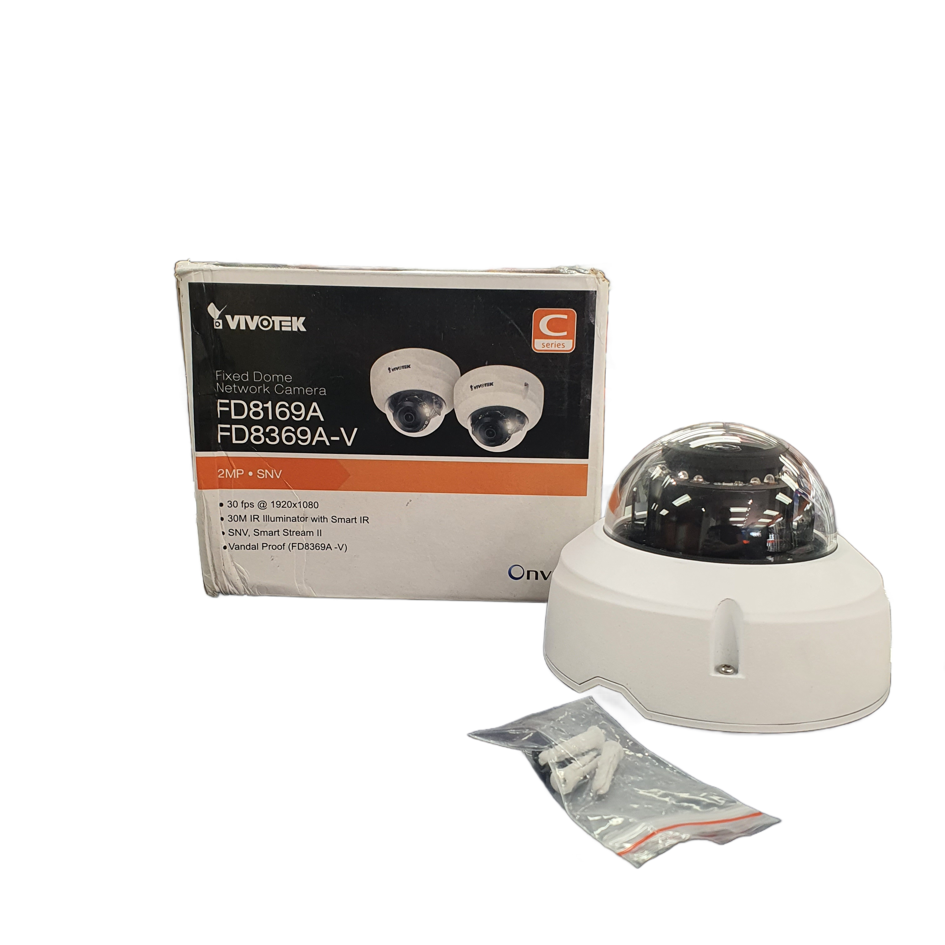 VIVOTEK FD8369A-V 2MP Outdoor Dome Network Camera With Box (MR1392082)