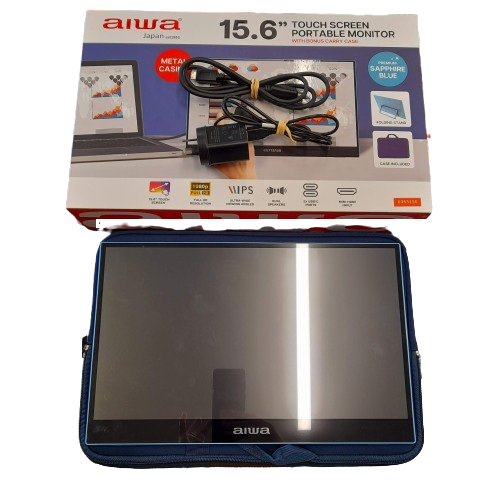 Aiwa 15.6 Inch Touch Screen Portable Monitor AWPD152KPT-Blue (GE)