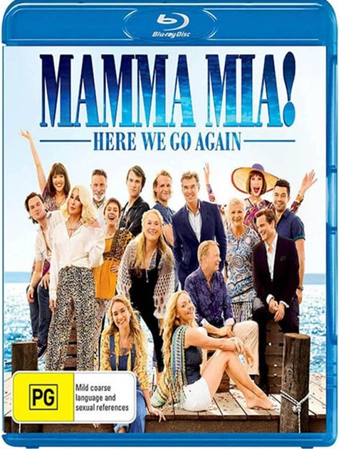 Mamma Mia Here We Go Again Blu Ray Very Good Condition (CP1350894)