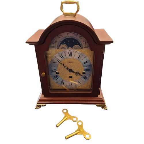Hermle Vintage German Franz Hermle Westminster Chime Table Clock (JN)