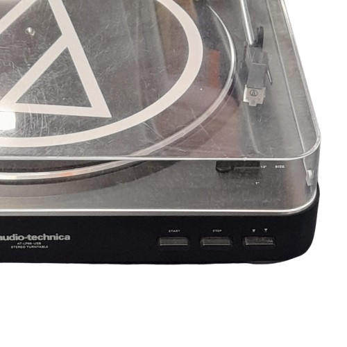 Audio-Technica AT-LP60BK Automatic Belt-Drive Turntable Record Player – Black ( GE )