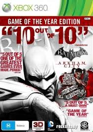 Batman: Game Of The Year Edition Xbox 360 Game (JN-47390)