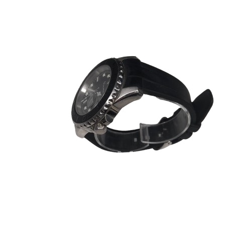 Vimaora V-35 Men’s Black Rubber Band Watch (LN)