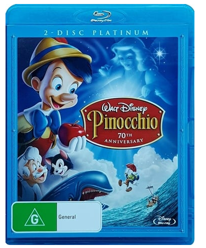 Pinocchio 2-Disc Platinum Blu Ray – Good Condition (CP-1160227)