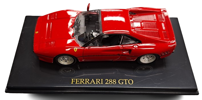 Ferrari 288 GTO Collectable Model Car 1:64 Scale with Case