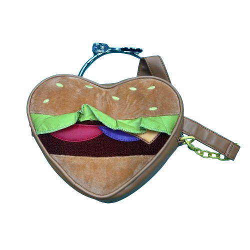 Loungefly Nickelodeon Krabby Patty Heart Bag (MK)