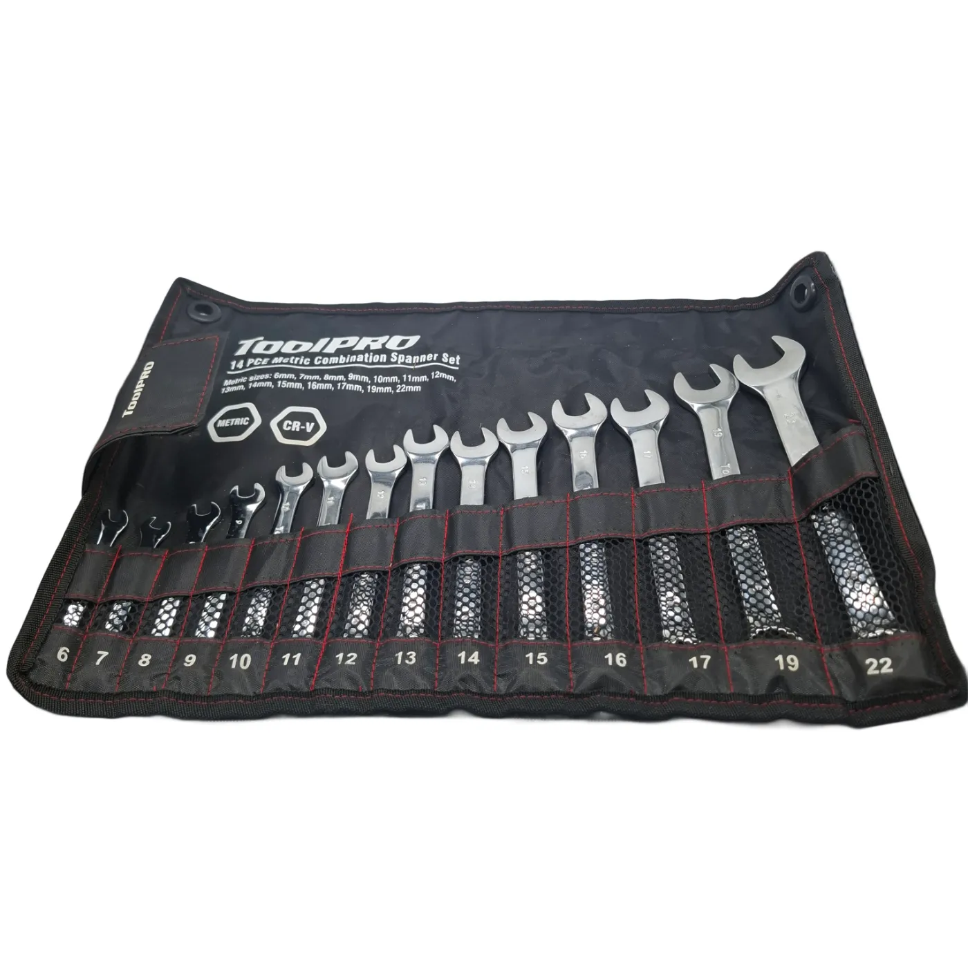 Toolpro Spanner Set 14 Piece Black/Silver (WR1423191)