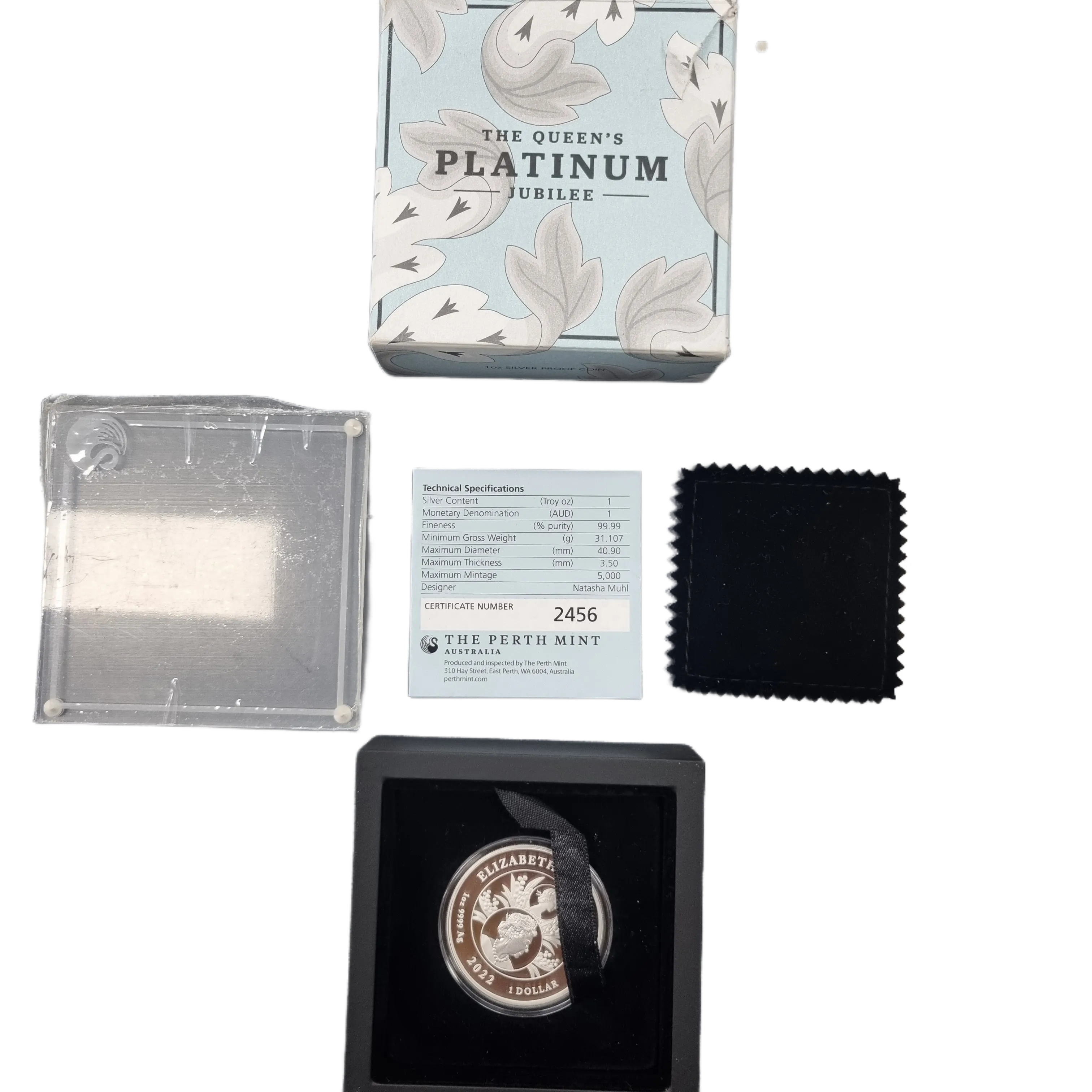 The Queen’s Platinum Jubilee 2022 1oz Silver Proof Coin
