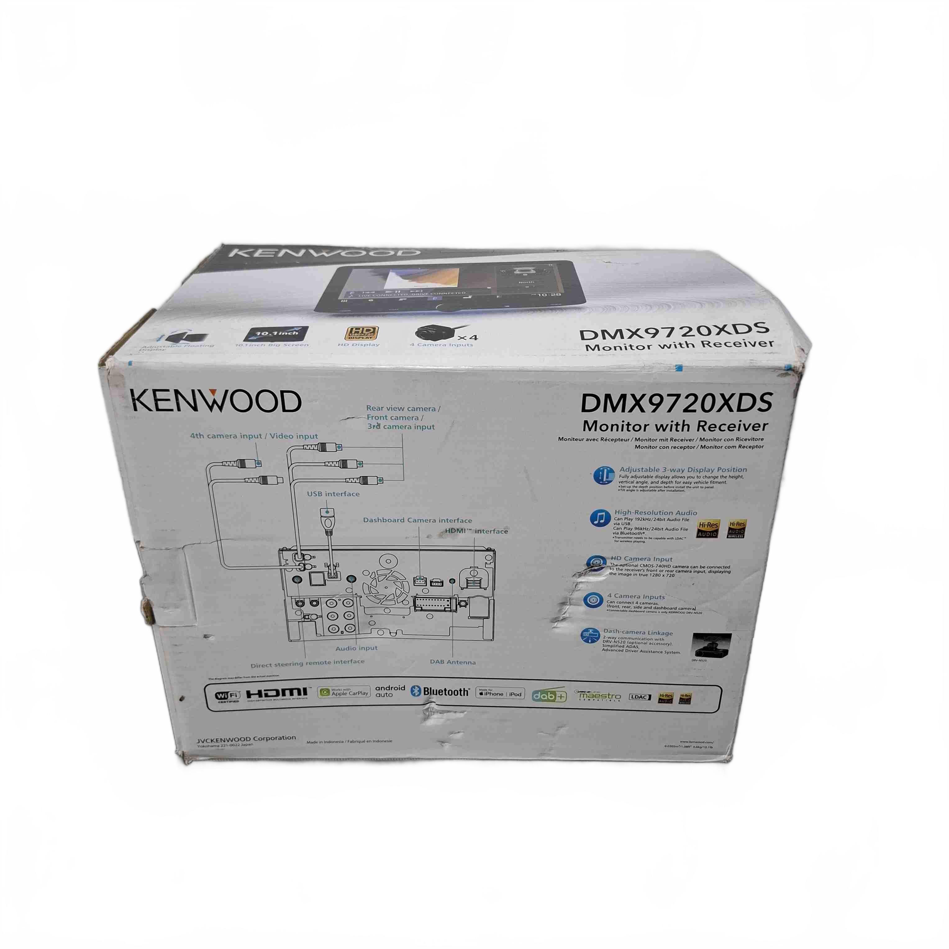 Kenwood Car Stereo DMX9720XDS Monitor With Reciever In Box (1436872)