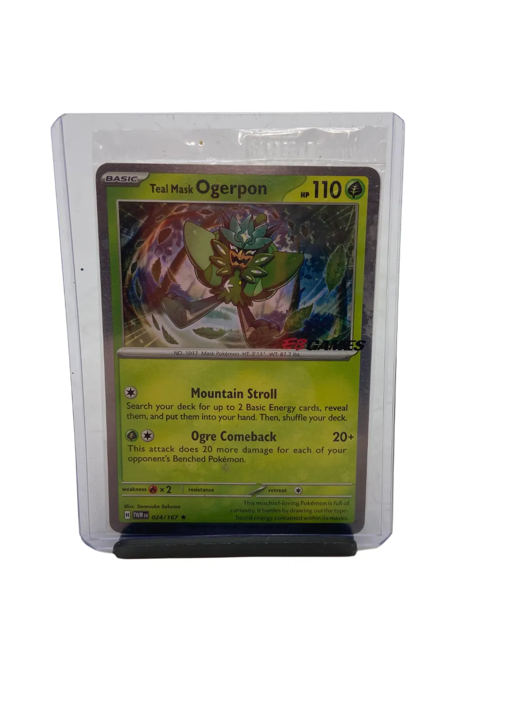 Pokemon Card Teal Mask Ogerpon EB Games Promo 024/167 (WL 1428304)