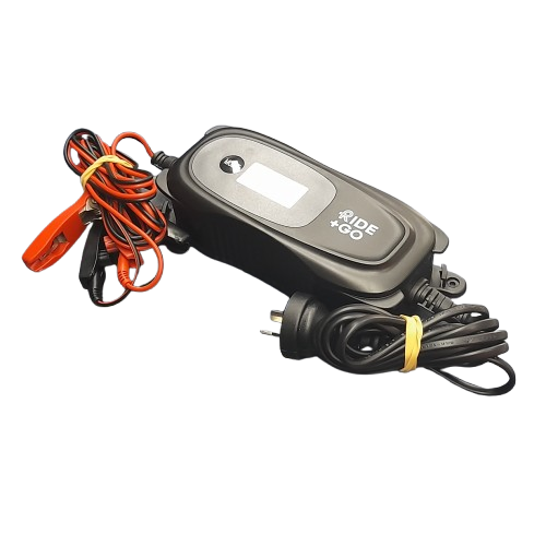 RIDE+GO Car Battery Charger MD19787 V2 Black (MR)
