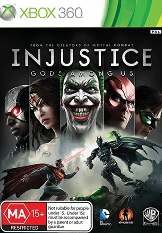 Injustice: Gods Among Us Xbox 360 Good Condition No Manual (LN)