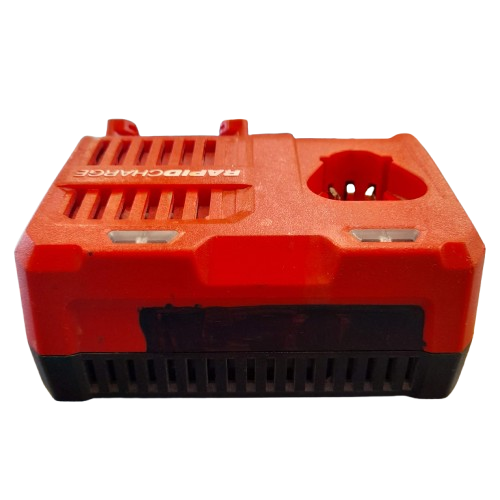 Milwaukee M12-18FC Charger, Red, Very Good USED Condition, Has Sharpie On Back + Side (GE 1392349)