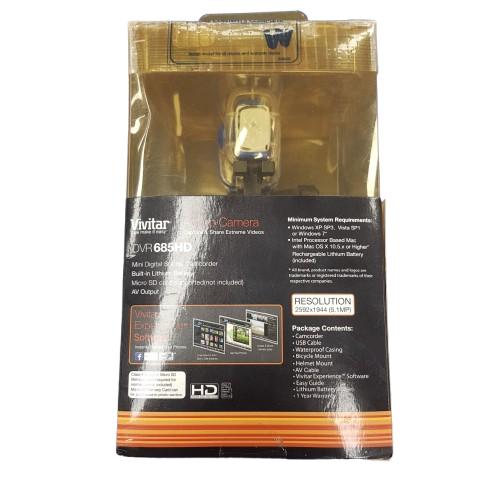 Vivitar Action Camera DVR 685HD Black (MR)