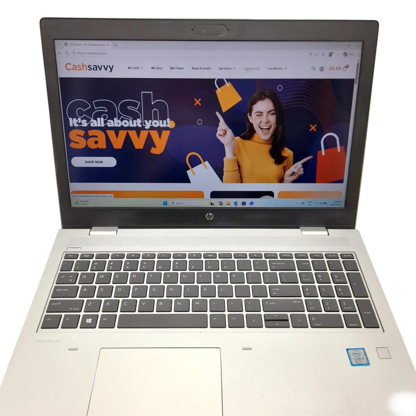 HP ProBook 650 G5 Silver/Grey Win 11 8GB Ram 256SSD Core i5 8th Gen 8 CPU’S+ Charger  (WL1417236)