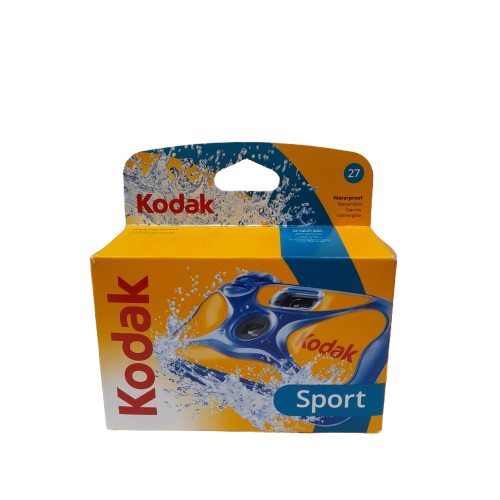 Kodak Sport Waterproof Disposable Camera Yellow (In The Box) (MR)