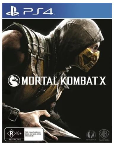 Sony Playstation 4 Mortal Kombat X, Very Good Condition, With Case No Manual