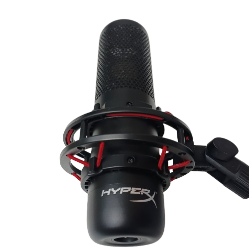 HyperX ProCast Large Diaphragm Condenser Microphone + Neewer Power Supply (WR B945361)