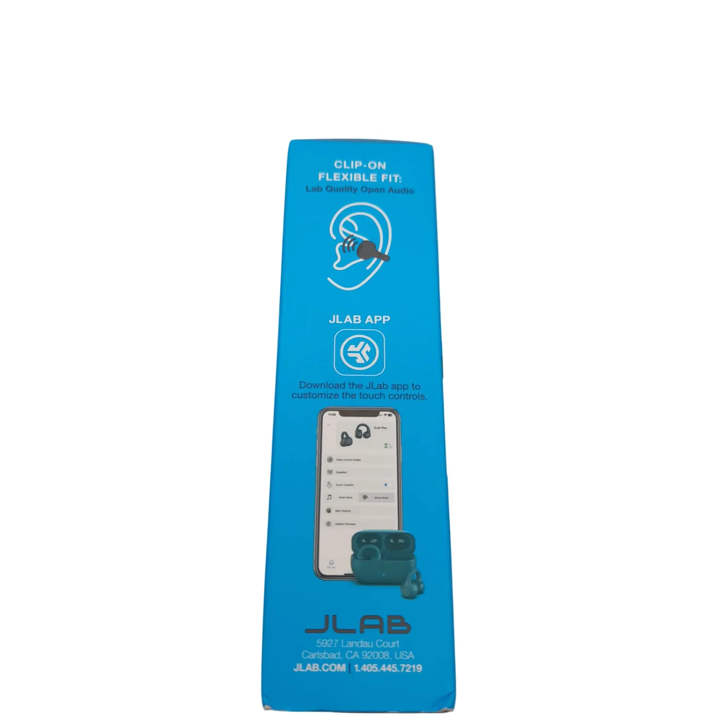 JLab Flex Open Earbuds Teal Bluetooth New In Box (WL1423379)