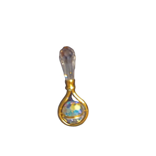 Swarovski Crystal Memories Baby Rattle (lel)
