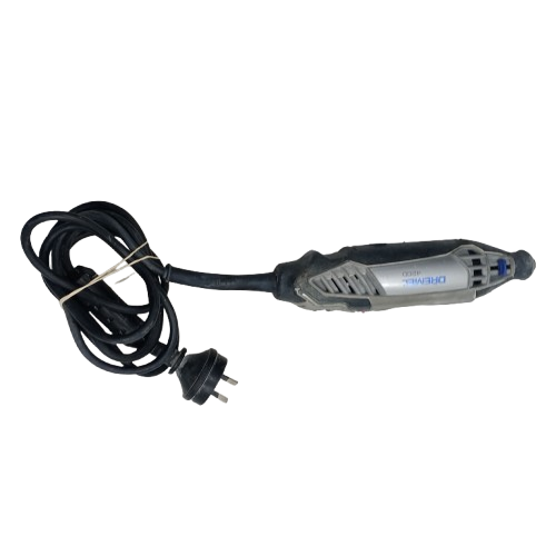 Dremel 240V Corded Rotary Tool 4200, Grey, Acceptable USED Condition, With Attachments + Hard Case (One Clip Damaged) (NA)