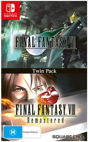 Final Fantasy VII/ Final Fantasy VIII Remastered Twin Pack Nintendo Switch Game In Case