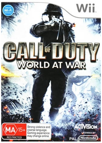 Call Of Duty: World At War Nintendo Wii Game Acceptable Condition (CP-1353614)