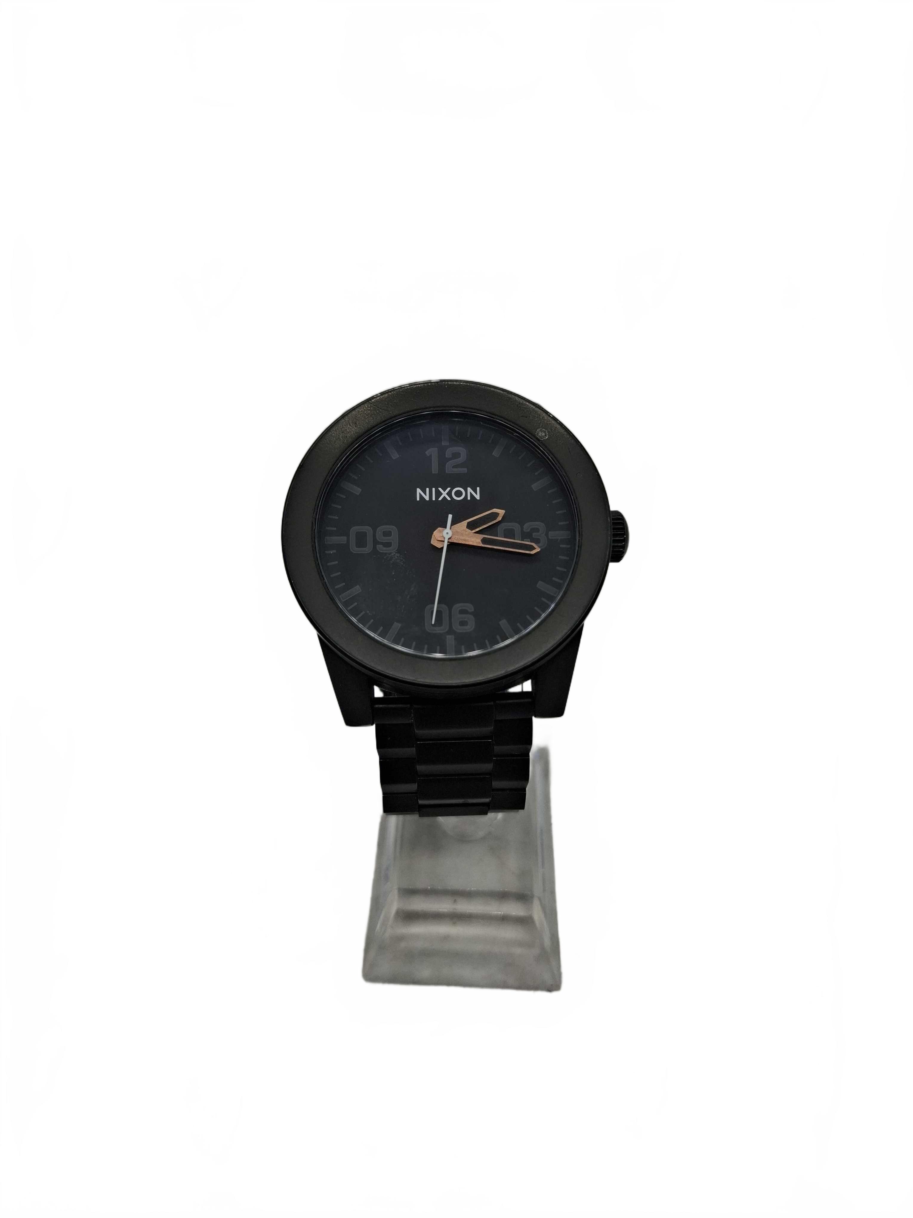 Nixon Take Charge The Corp Men’s Black Stainless Steel Watch (WR 1435404)